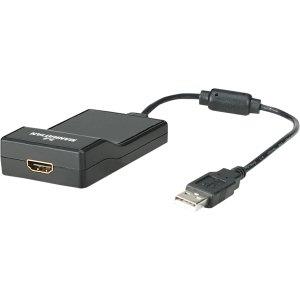 Manhattan Products 151061B Manhattan USB 2.0 to HDMI Adapter, Easily Converts USB Video 151061