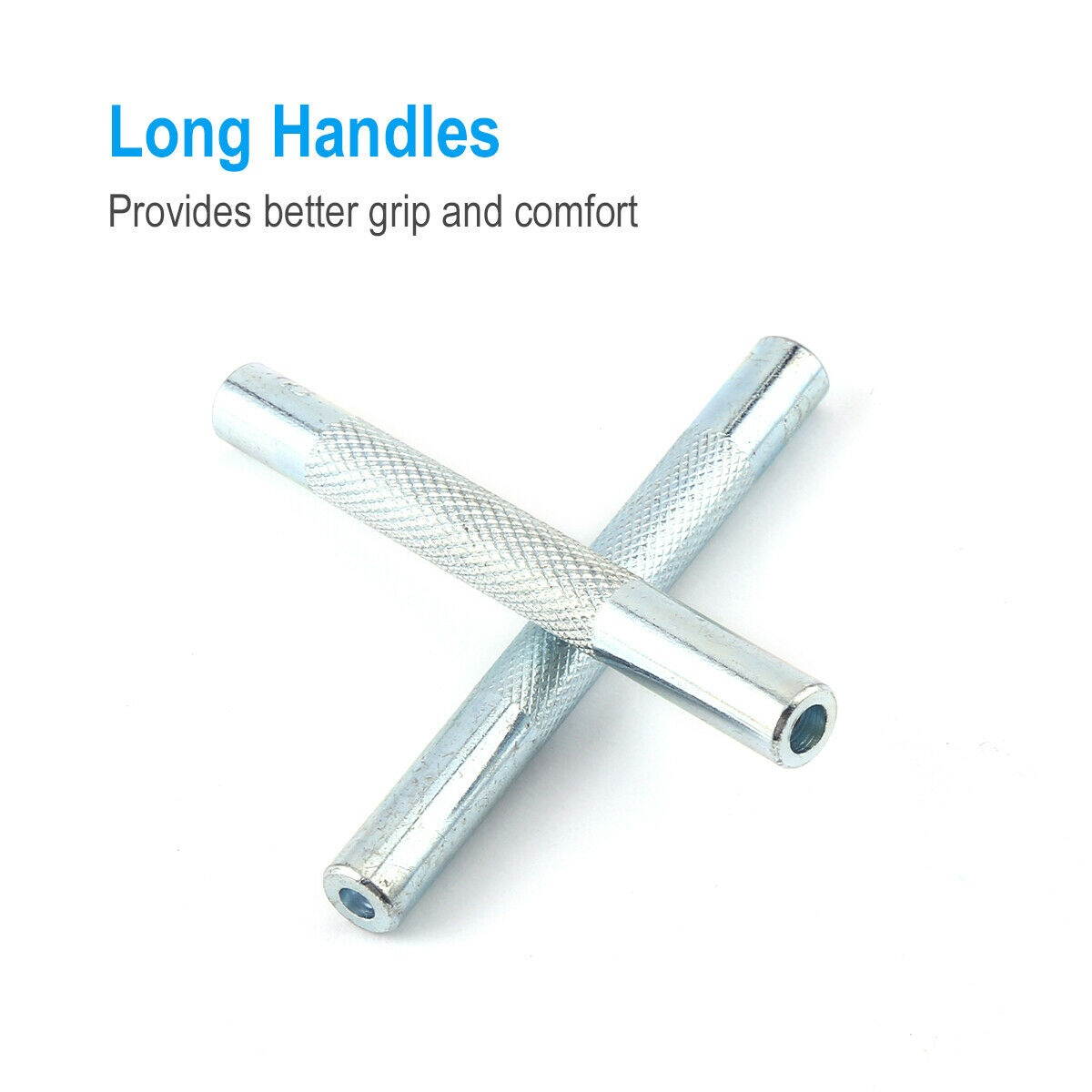 10pcs Heavy Duty Leather Hollow Hole Punch Set DIY Craft Hand Tools 0.5-5mm USA