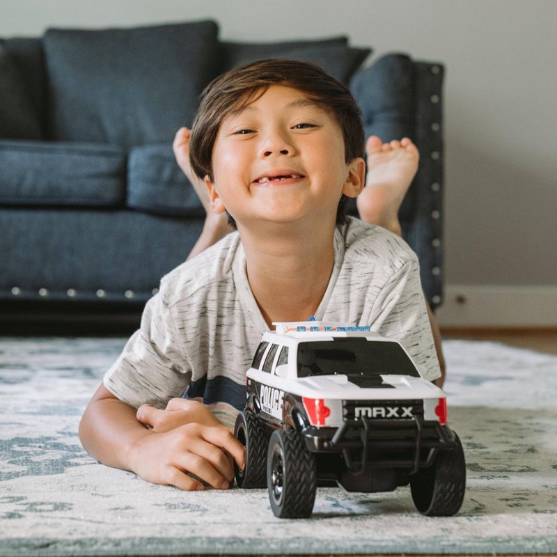 Maxx Action Large Police SUV Lights & Sounds Motorized Rescue Vehicle