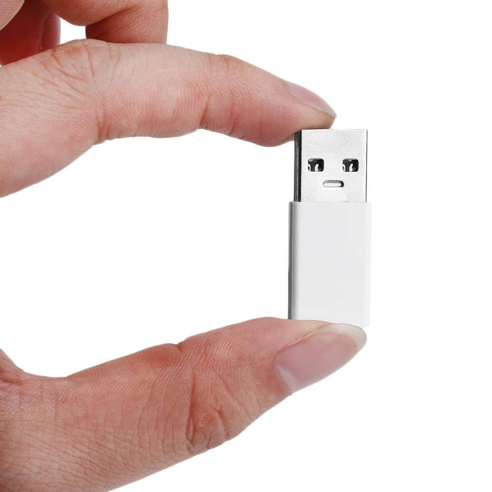 Portable USB 3.0 To USB 3.1 Type-C Adapter Converter Male To Female Converter white