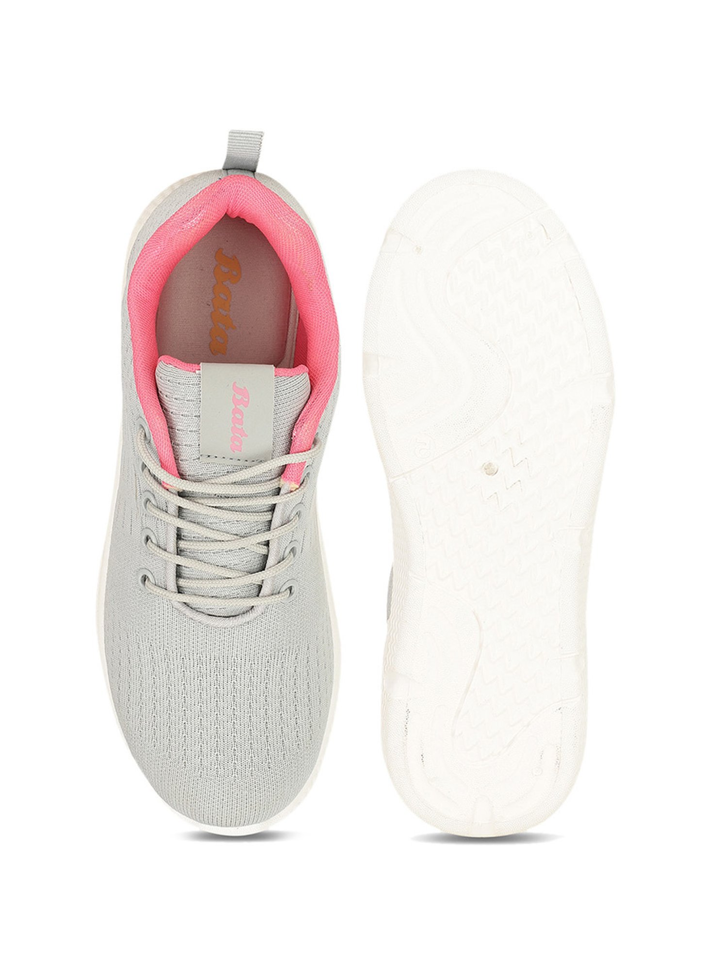 Bata Women's Grey Running Shoes