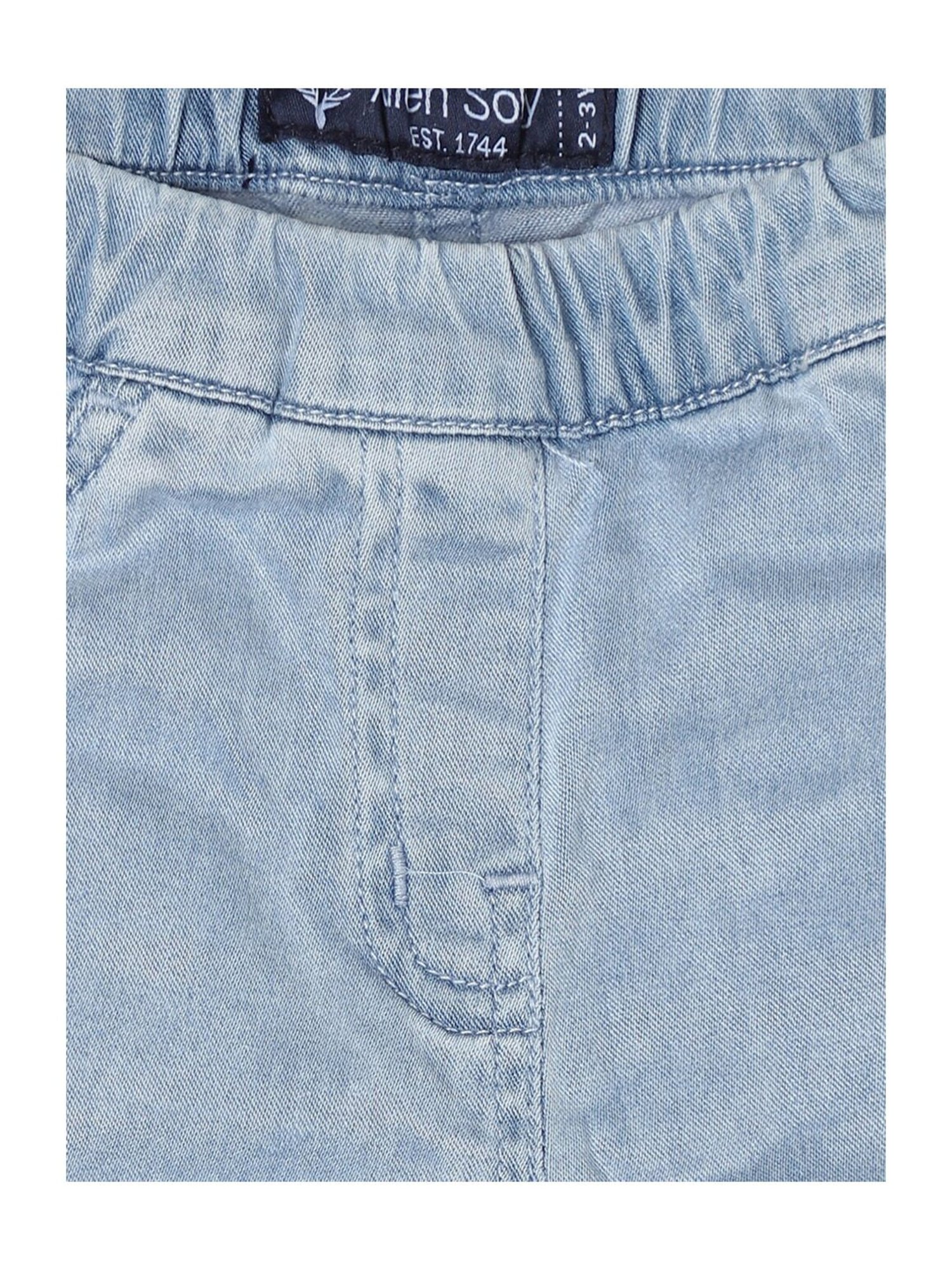 GJ baby Girls Blue Washed Jeans