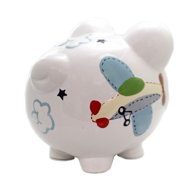 Bank 7.0" Large Airplane Pig Bank Flying Wings  -  Decorative Banks