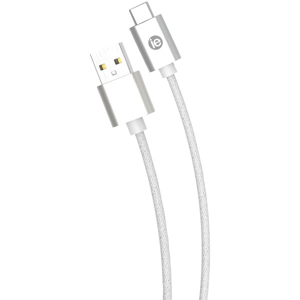 Charge & Sync Braided USB-C(R) to USB-A Cable (72 In.; White)