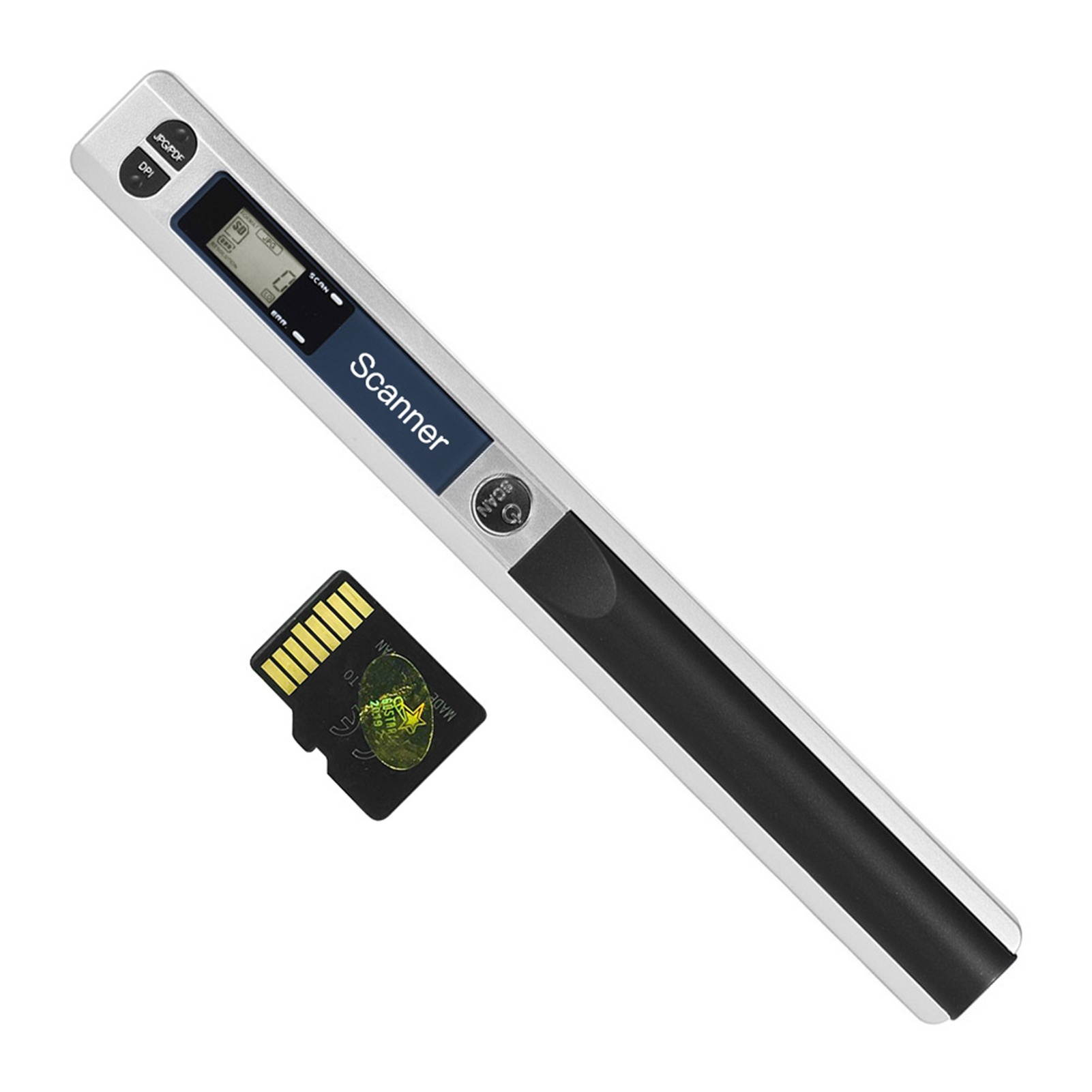 Portable Handheld Wand Wireless Scanner A4 Size 900DPI JPG/PDF Formate LCD Display with Protecting Bag and 8GB TF Card  for Business Document Reciepts Books Images