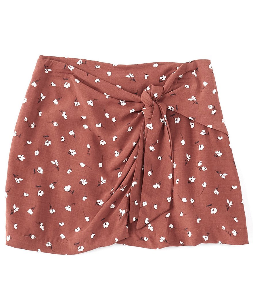 GB Girls Little Girls 2T-6X Smocked High Waisted Mini Skirt