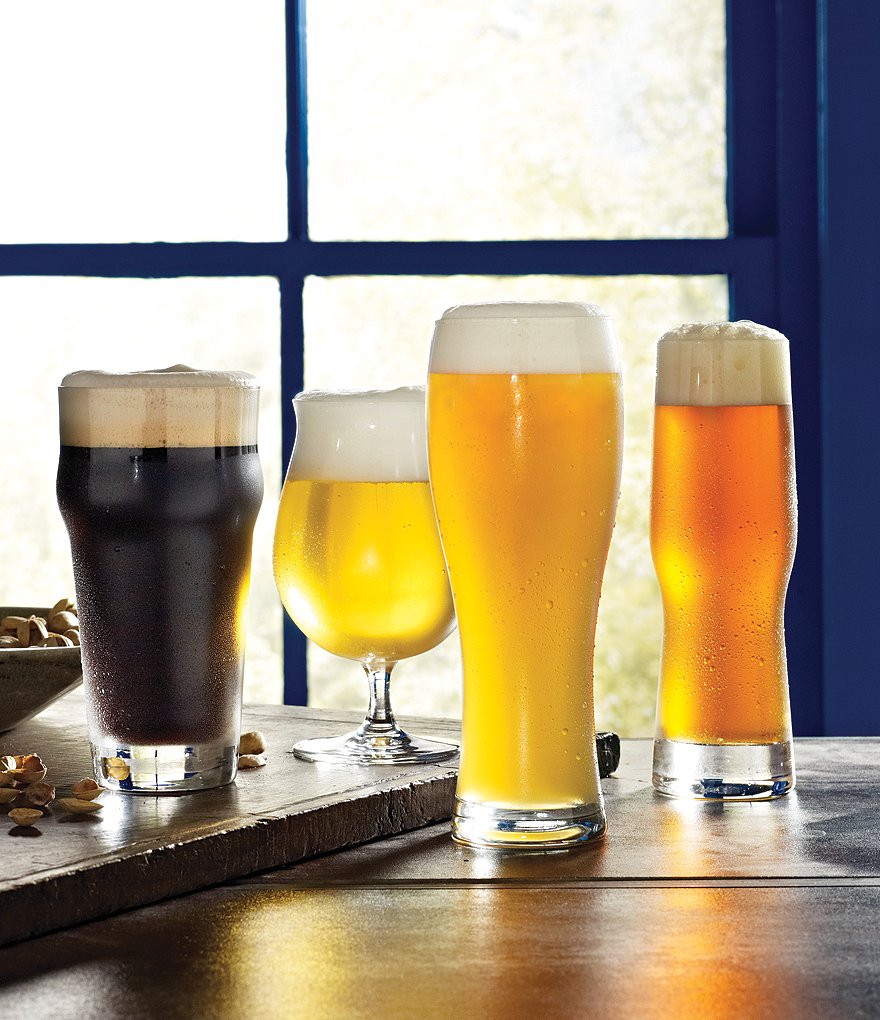 Lenox Tuscany Classics 4-Piece Crystal Wheat Beer Glass Set