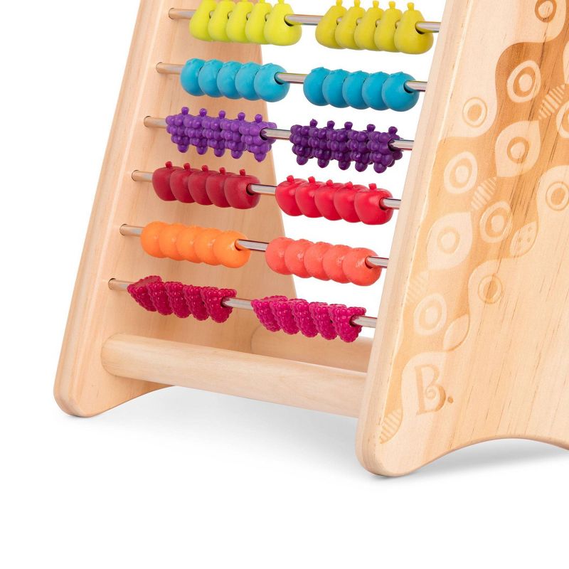 B. toys Wooden Abacus Counting Toy - Two-ty Fruity!