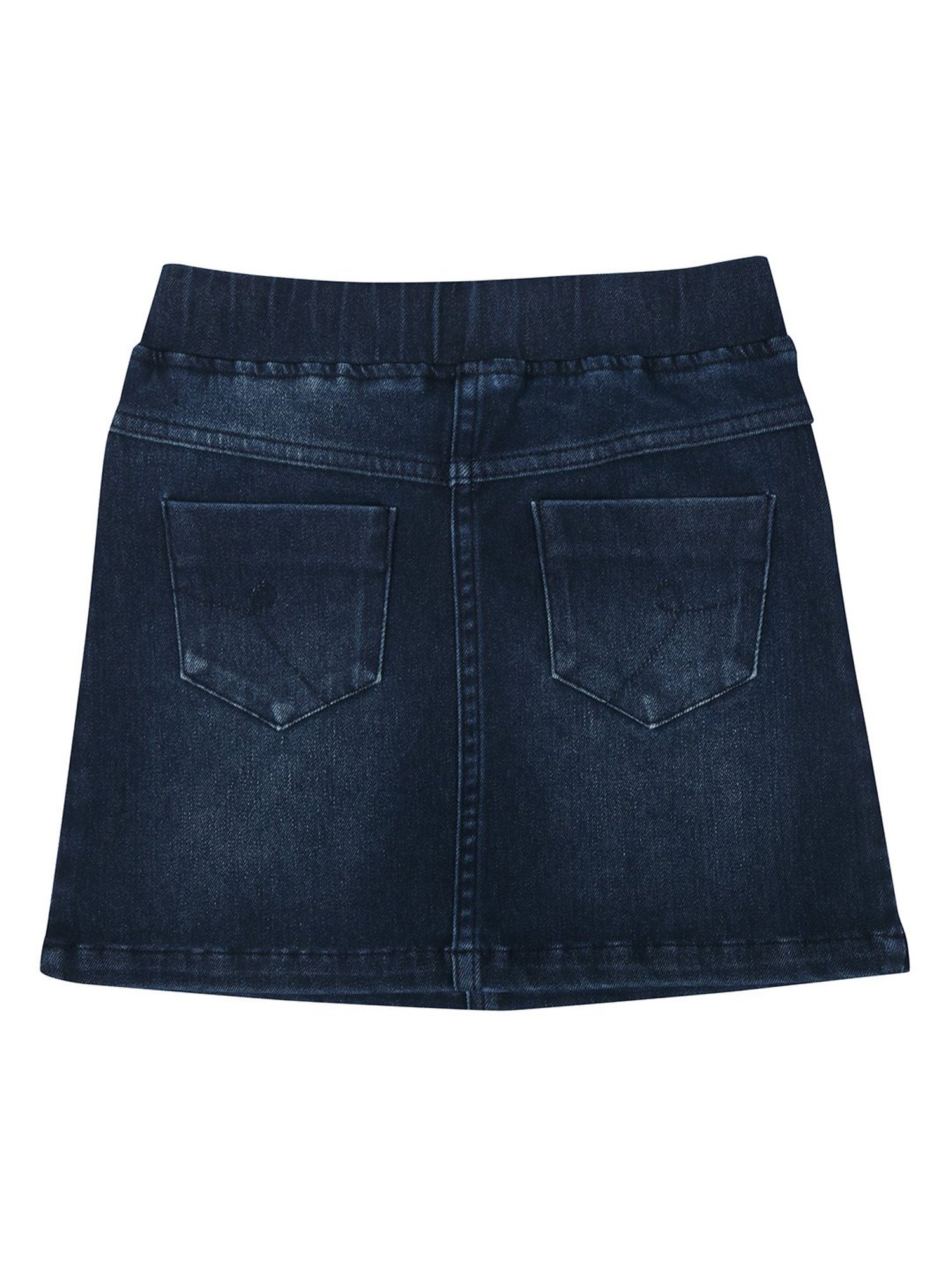 Tiny Girl Dark Blue Solid Skirt