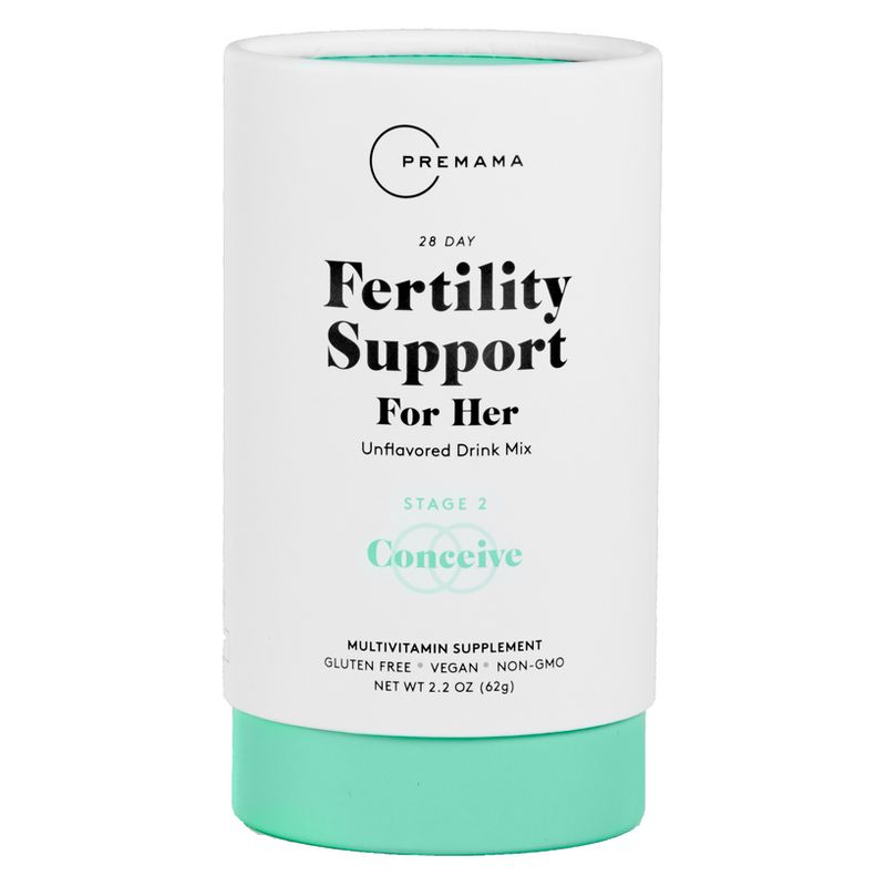 Premama Fertility Reproductive Support Vegan Drink Mix - Unflavored - 28pk