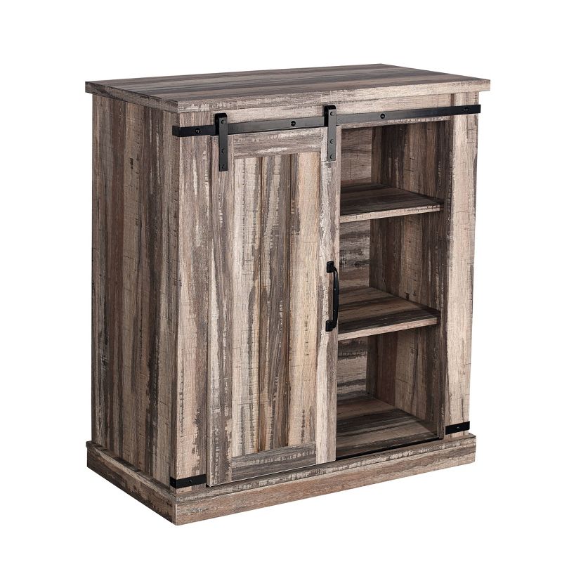 32" TV Stand For TVs up to 40" Aged Wood - Home Essentials