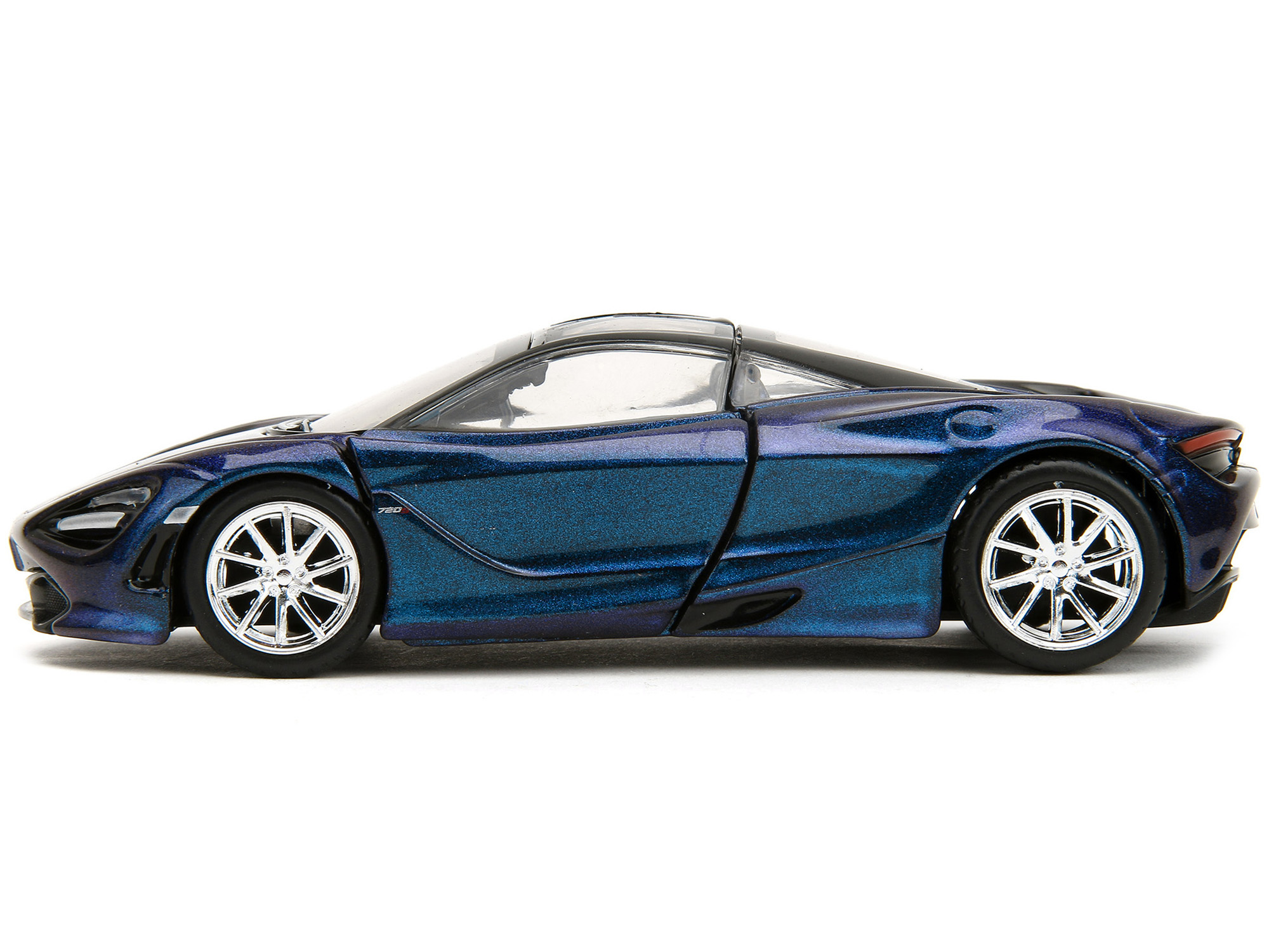 McLaren 720S Blue Metallic with Black Top "Pink Slips" Series 1/32 Diecast Model Car by Jada