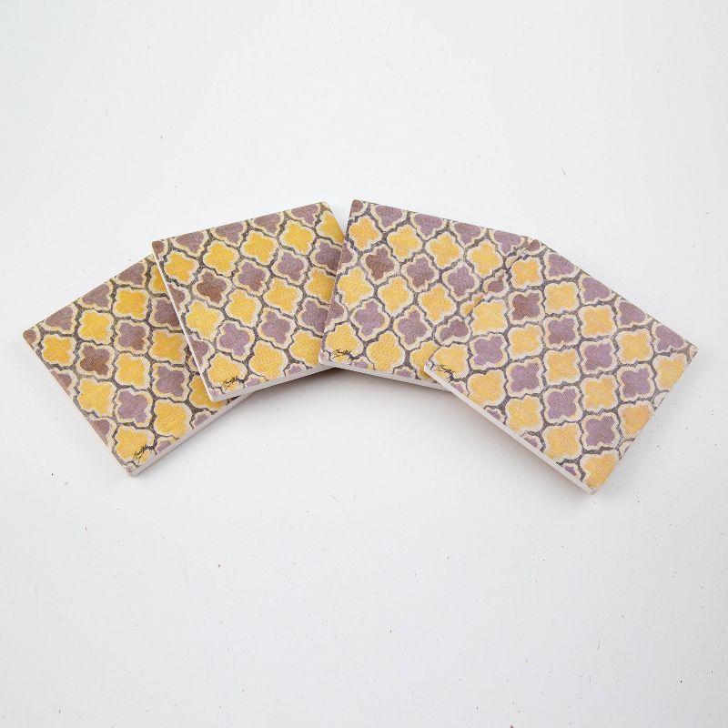 Thirstystone Gold Modele 4 Piece Occasions Coaster Set