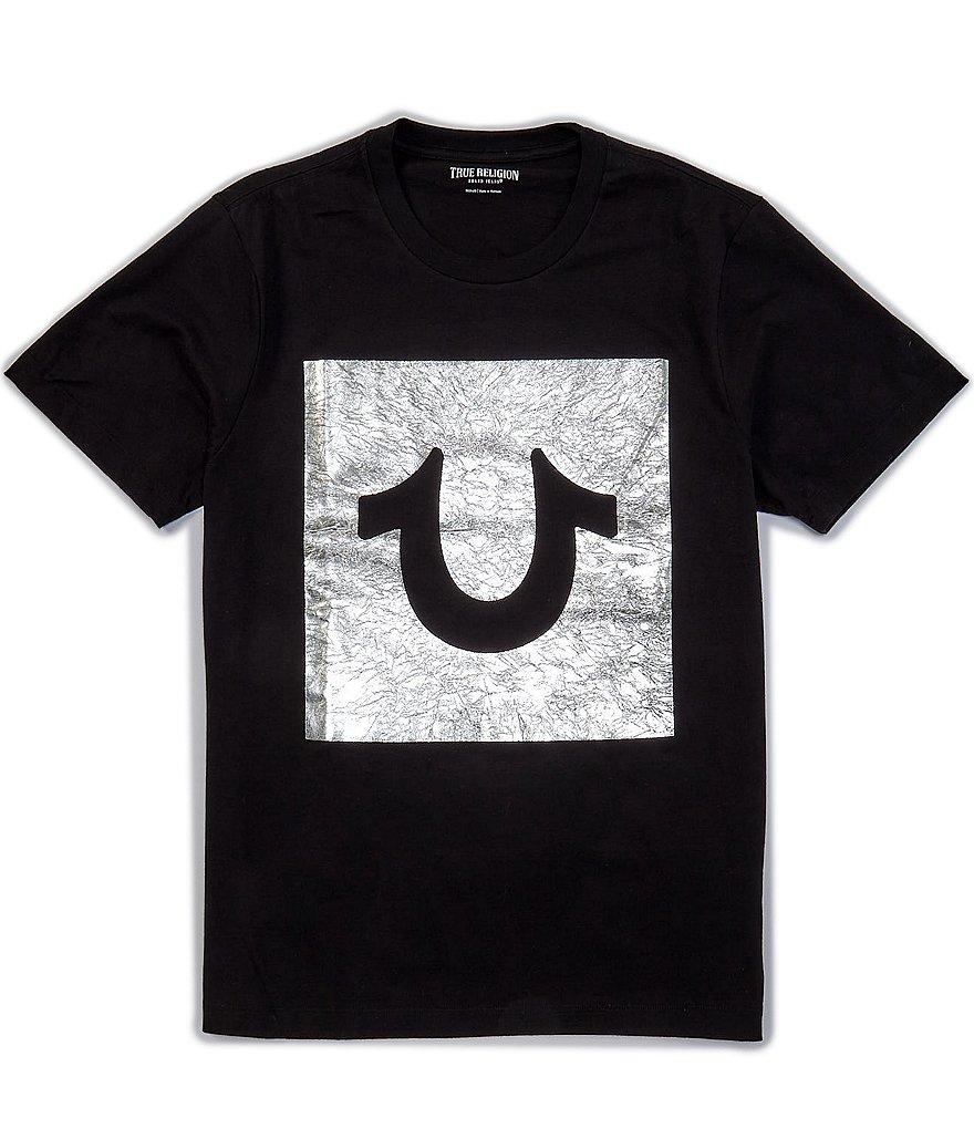 True Religion Foil Box Crew Short-Sleeve T-Shirt
