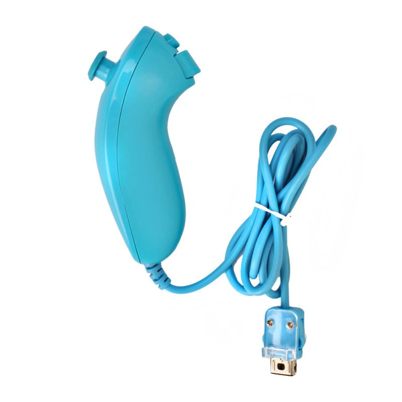 Motion Based Wired Nunchuck Controller for Nintendo Wii Console Video Game