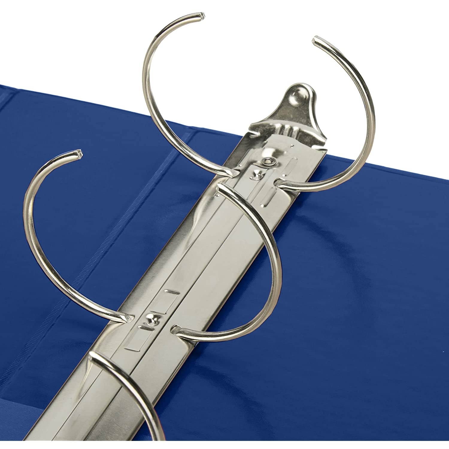 AmazonBasics 3-Inch Round Ring Binder, Blue, View, 12-Pack