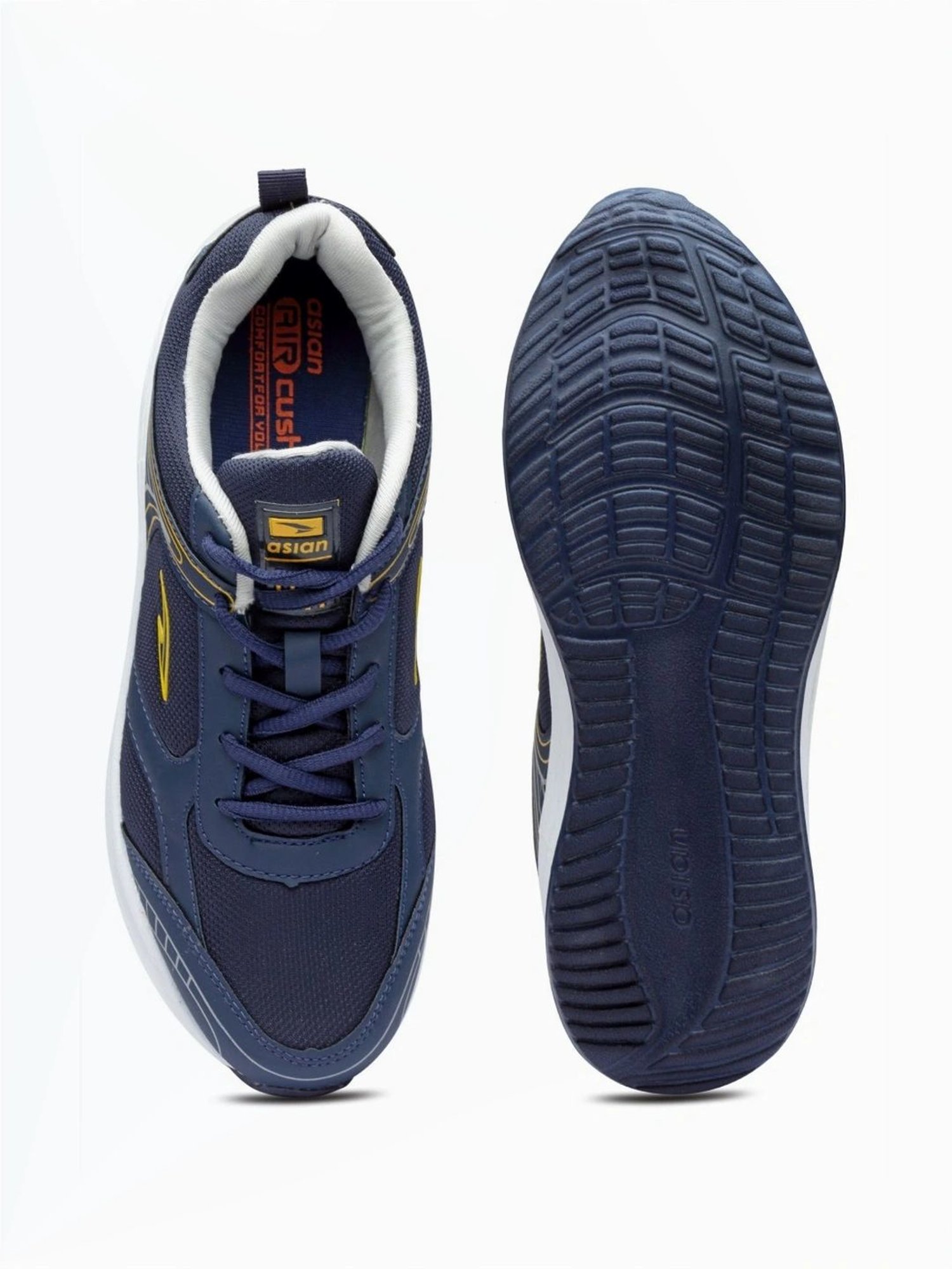 Asian Men's Navy Running Shoes