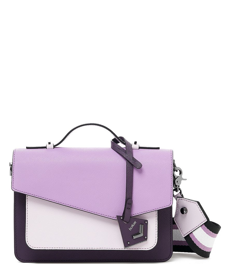Botkier Cobble Hill Leather Colorblock Crossbody Bag