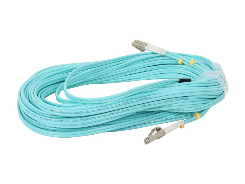 Fiber Optic Cable LC-LC 9/125 Duplex Single-Mode Fiber Cable Yellow 5 meters
