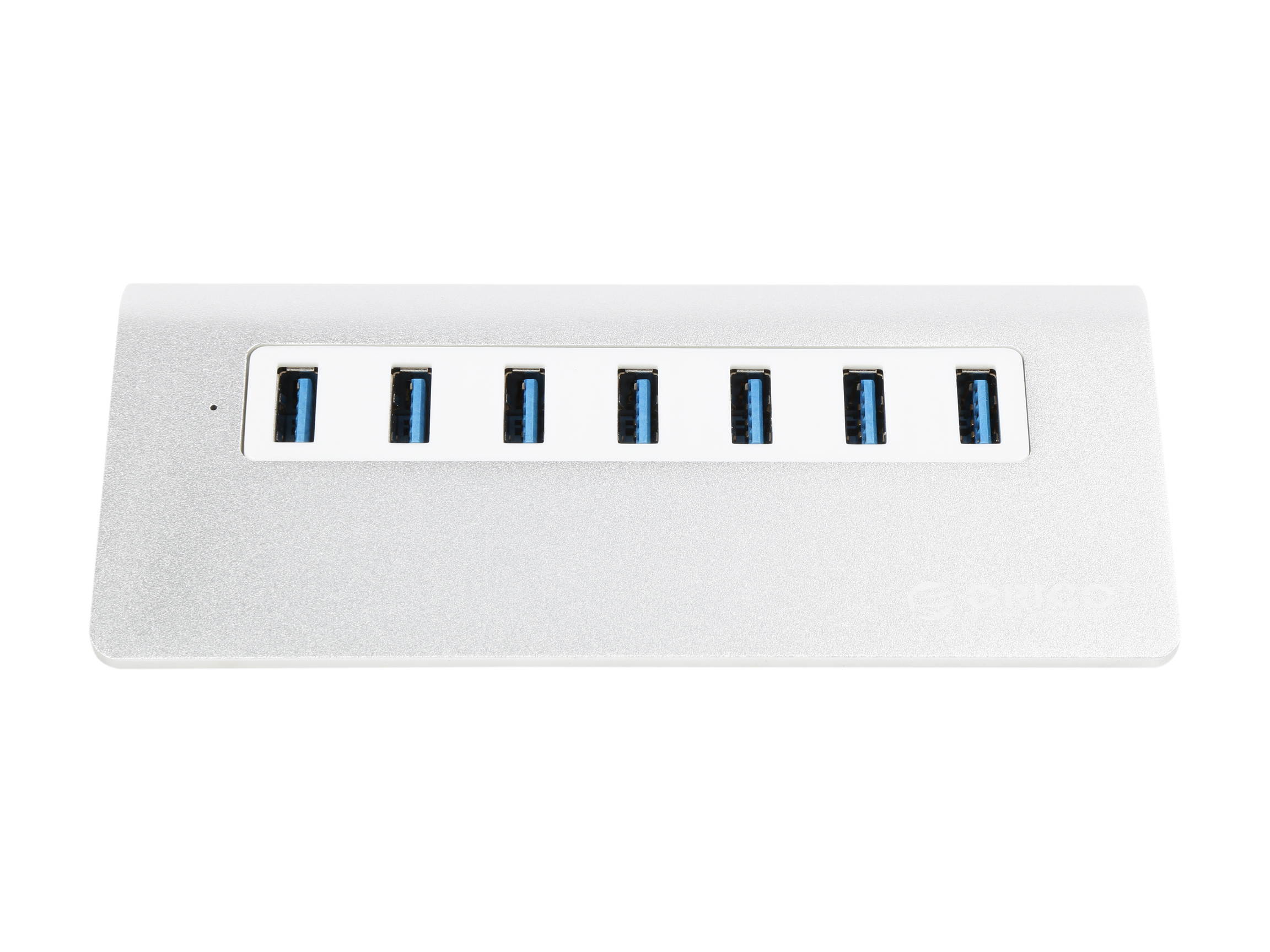 ORICO  Powered USB HUB Aluminum 7 Port USB 3.0 Hub with 3.3 ft. USB Cord for Smartphones, Tablets, Laptops, Desktops, and Other Apple Devices (M3H7)