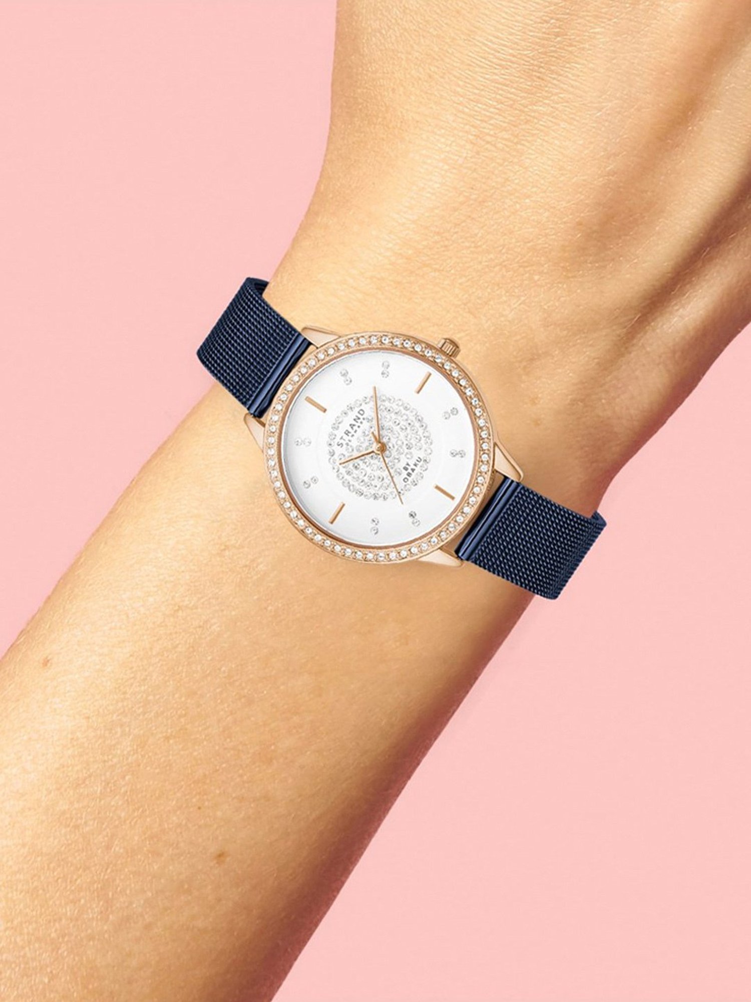 STRAND by Obaku S711LXVIML Fjord Analog Watch for Women