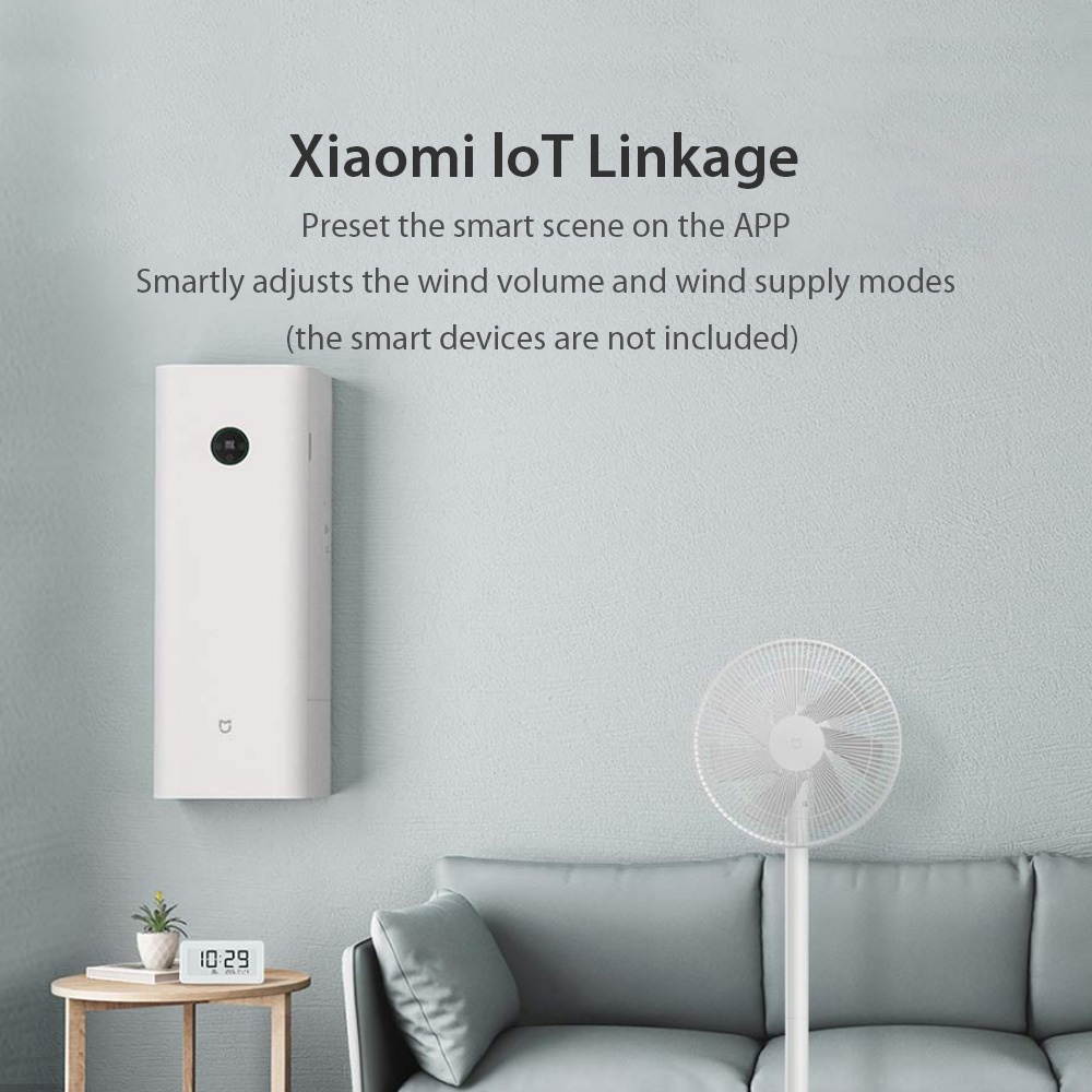 Xiaomi Mi Standing Fan Smart Floor Desktop Fan Portable House Air Conditioner Air Cooler 3 Wind Speed APP Remote Control For Home Office 220V