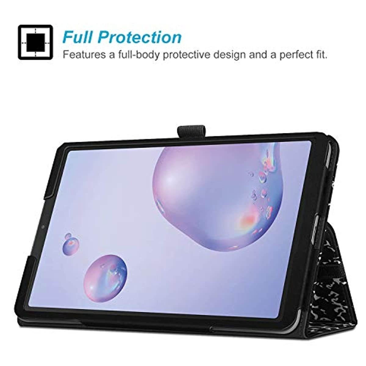 Fintie Folio Case for Samsung Galaxy Tab A 8.4 2020 Model SM-T307 (Verizon/T-Mobile/Sprint/AT&T), [Corner Protection] Slim Fit Premium Vegan Leather Stand Cover, Composition Book