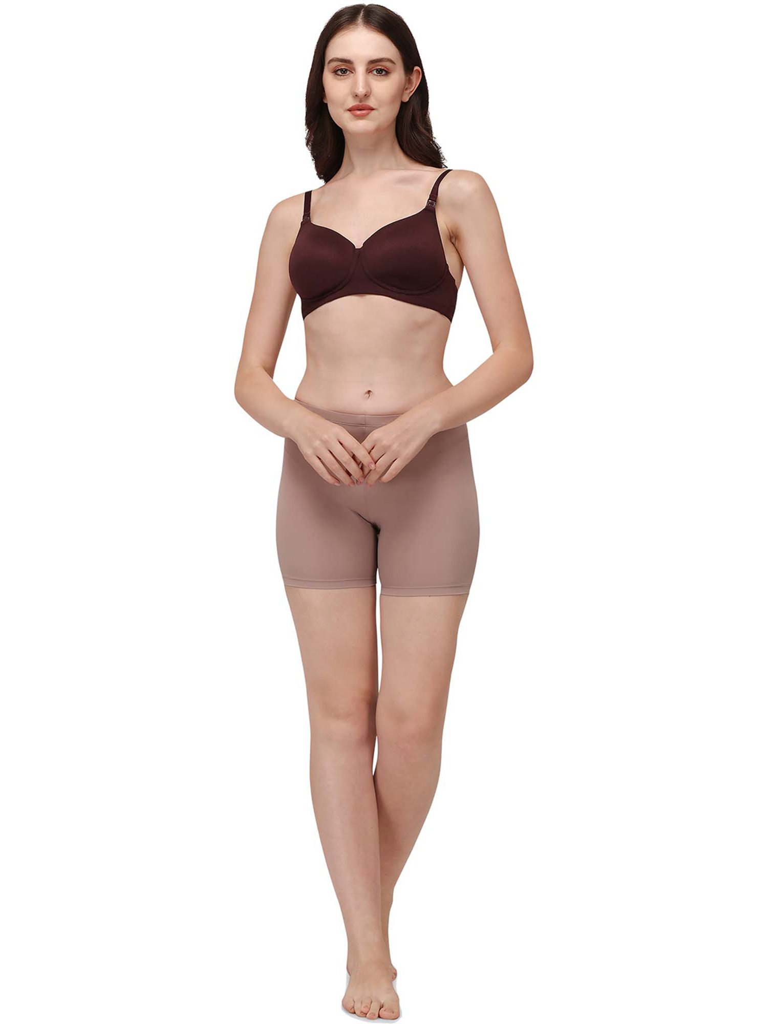 Soie Brown Full Coverage Maternity Bra