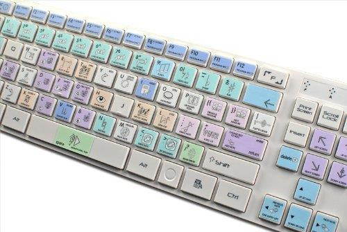 4Keyboard MAKEMUSIC FINALE GALAXY SERIES NEW KEYBOARD LABELS SHORTCUTS APPLE SIZE WORK WITH APPLE