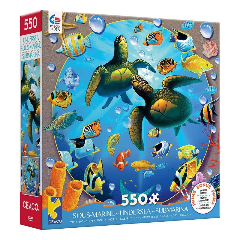 Ceaco Undersea Honu Paradise Jigsaw Puzzle - 550pc