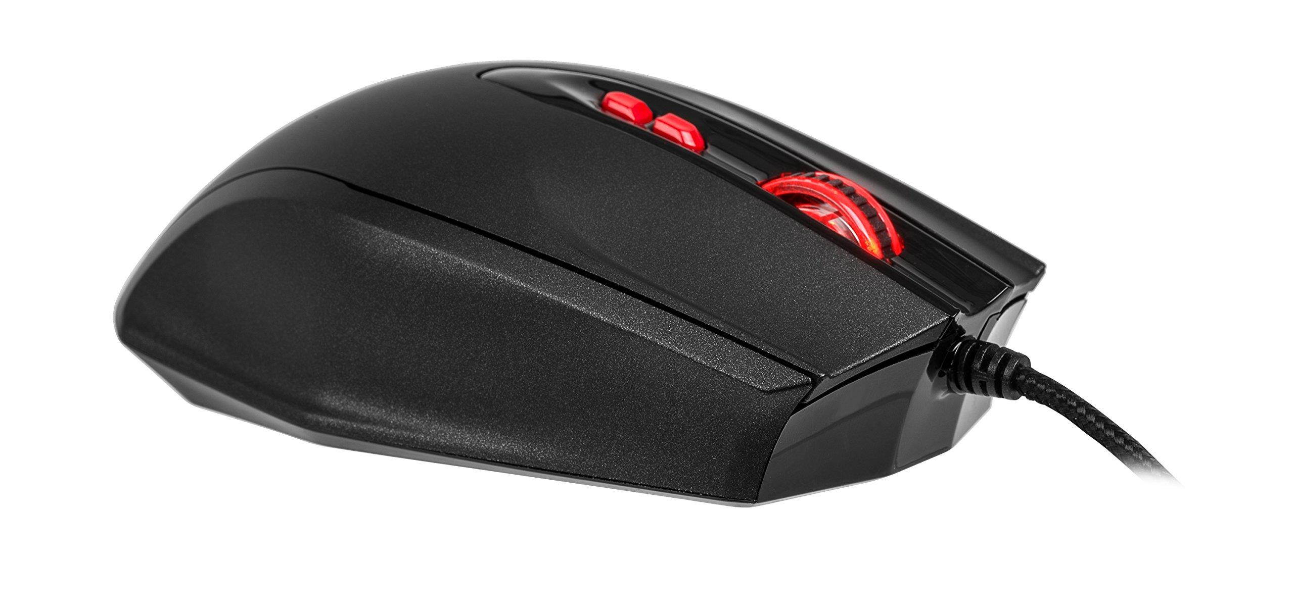 Tt eSPORTS MO-BKV-WDLGBK-01 Black FP Biometric Laser Gaming Mouse
