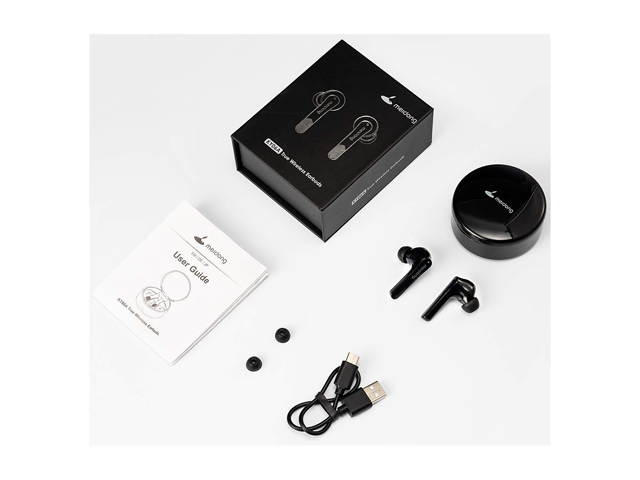 Wireless Earbuds,Meidong KY06A Bluetooth 5.0 Headphones in Ear Buds Wireless Earphones HiFi Stereo IPX6 Waterproof 40H Playtime for Workout Running Sports Gymwith Wireless Charging Case