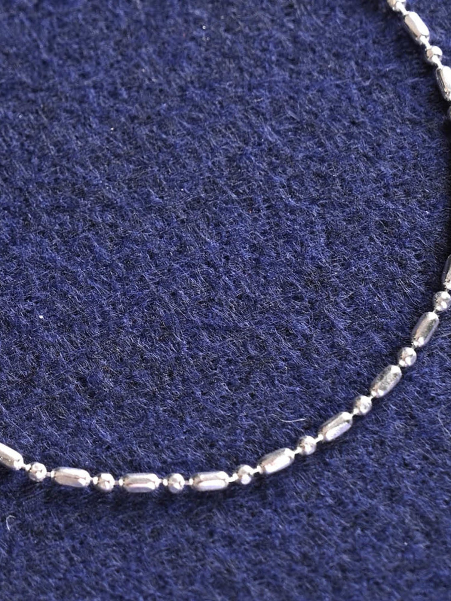 Clara 925 Sterling Silver Designer Chain Necklace in 18-inches for Women & Girls