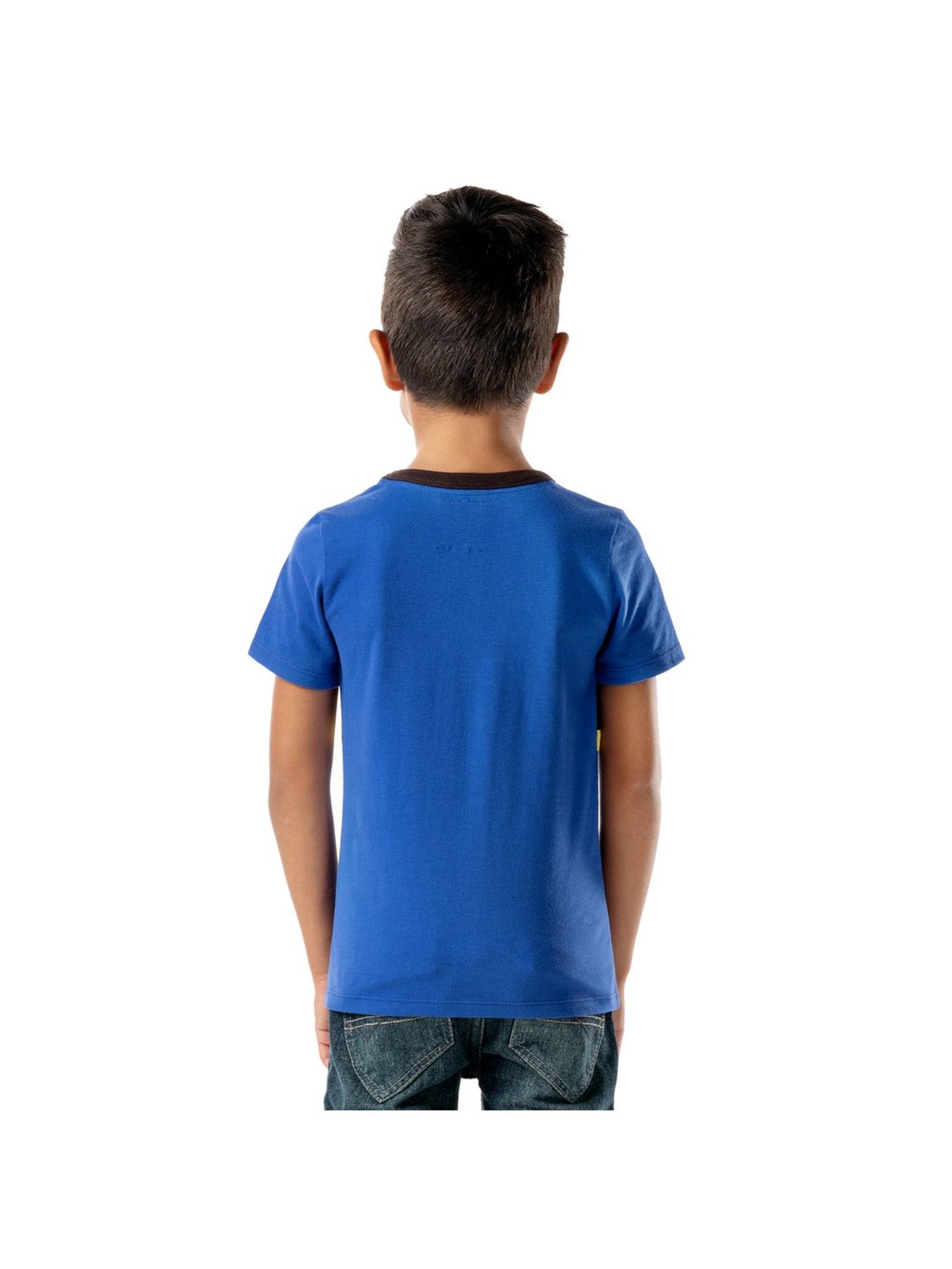 Cherry Crumble By Nitt Hyman Boys Blue Striped T-Shirt