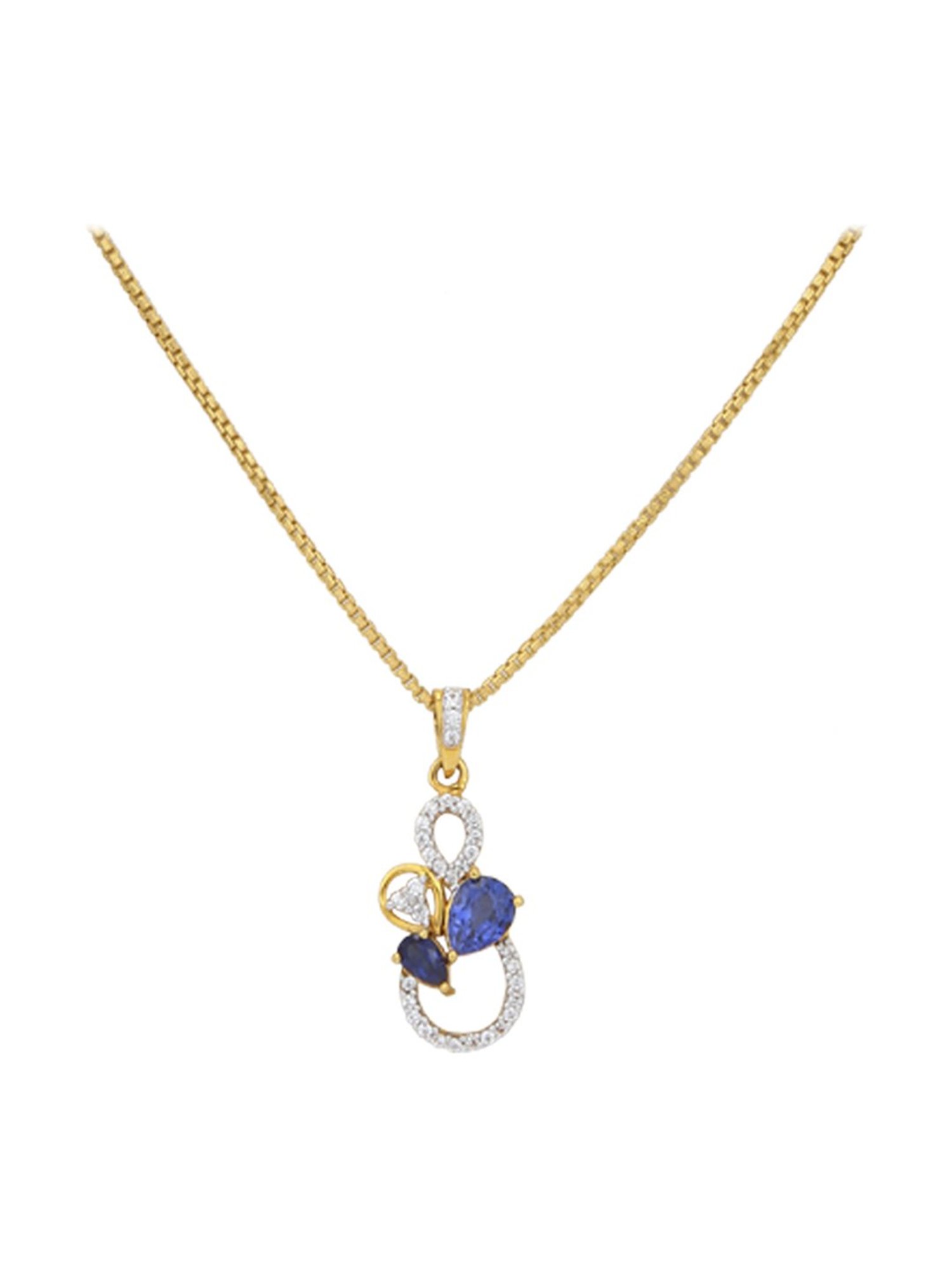 PC Jeweller Devani 22 kt Gold Pendant without Chain