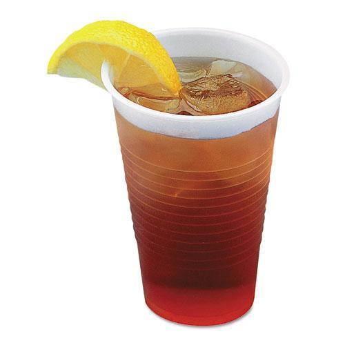 Boardwalk TRANSCUP3PK Translucent Plastic Cold Cups, 3oz, 125/Pack, 1 Pack