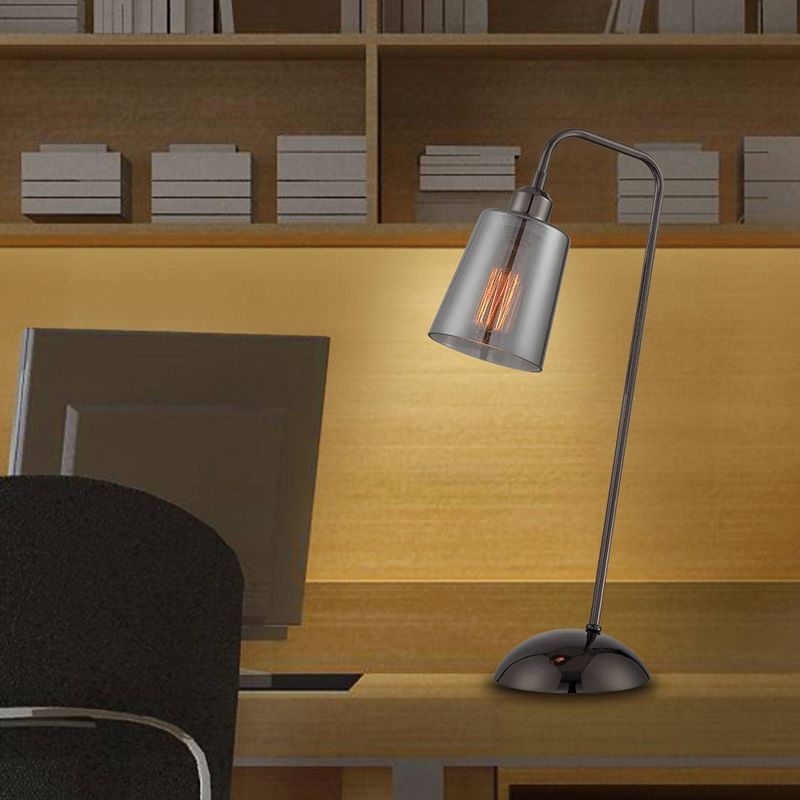 Lovette Desk Lamp Gun Metal (Includes Light Bulb) - Lite Source