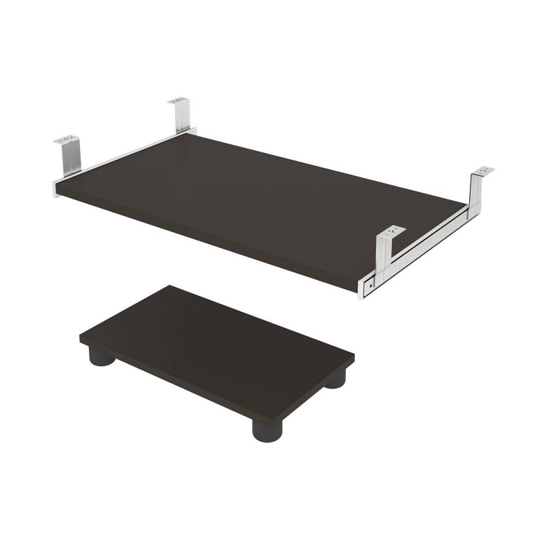 Prestige + Keyboard Shelf and Cpu Platform Slate - Bestar