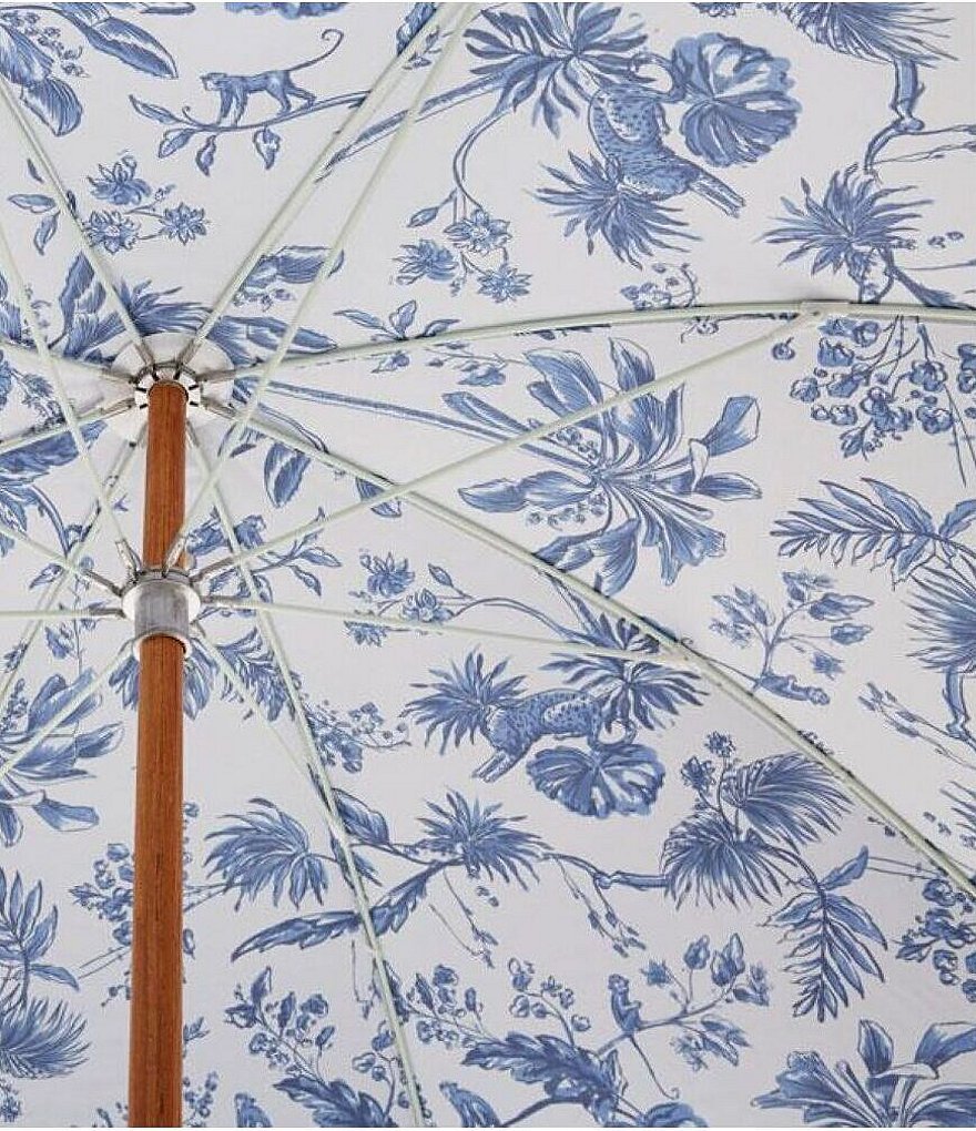 business & pleasure Chinoiserie Premium Beach Umbrella