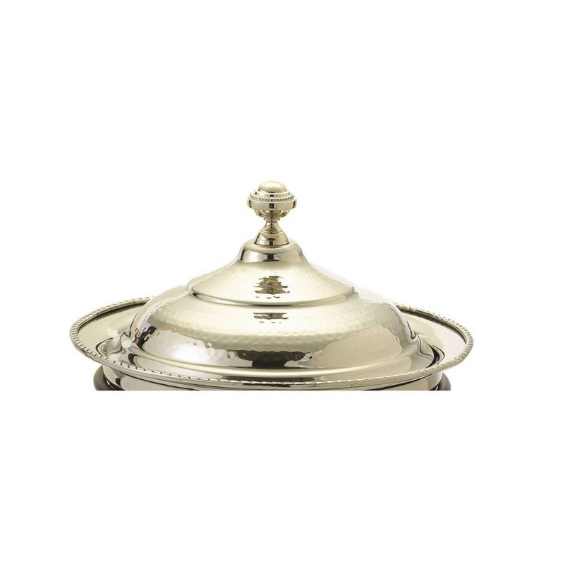 Old Dutch 3qt Stainless Steel Hammered Round Chafing Dish