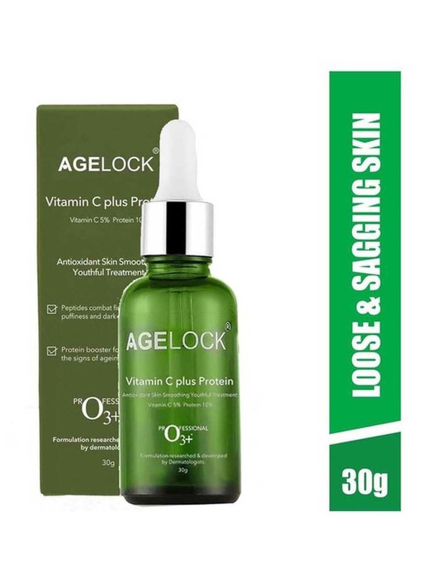 O3+ Age Lock Vitamin C Plus Protein Serum - 30 gm