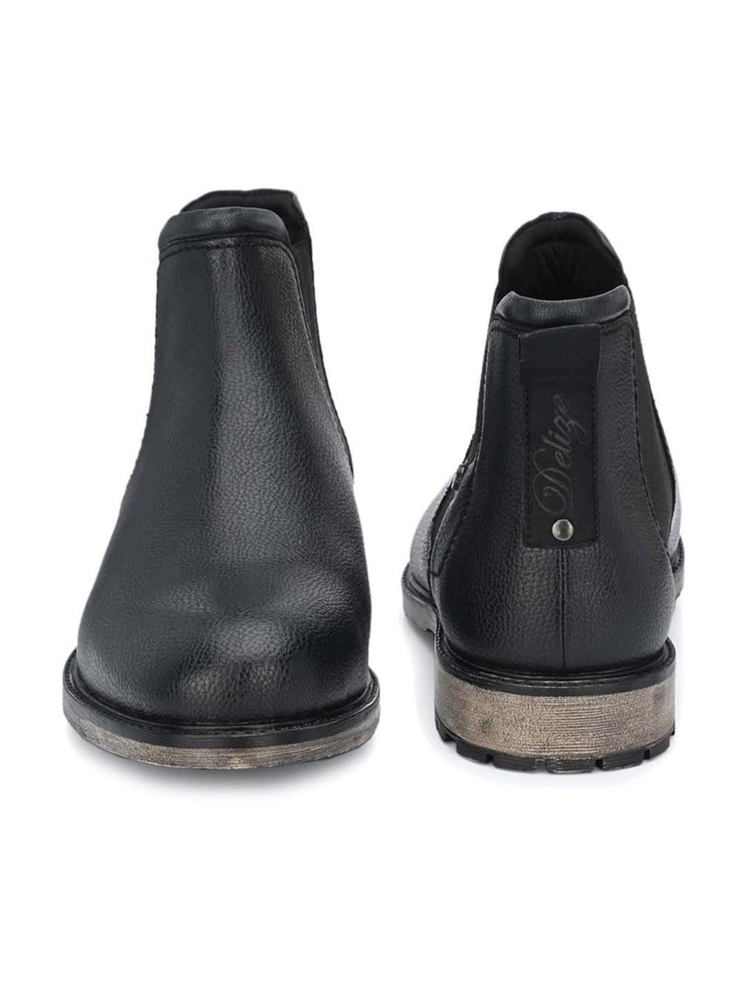 Delize Men's Black Chelsea Boots