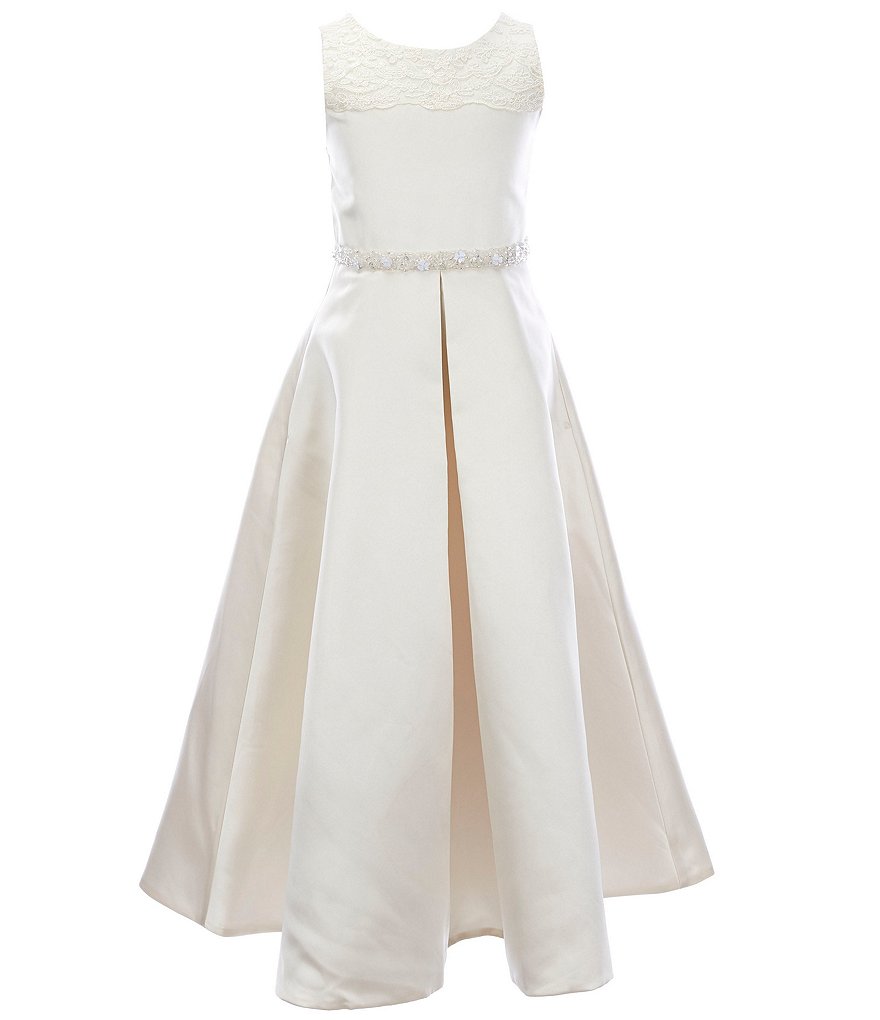 Bonnie Jean Big Girls 7-16 Sequin/Ombre Handkerchief-Hem Dress