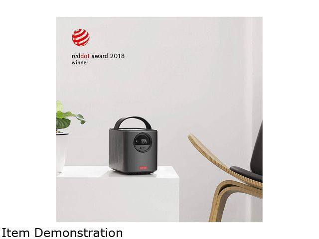 Nebula, by Anker, Mars II 300 ANSI Lumen Home Theater Portable Projector with 720p 30 to 150 Inch DLP Picture, Home Entertainment, 10W Speakers, Android 7.1, 1-Second Autofocus, Movie Projector