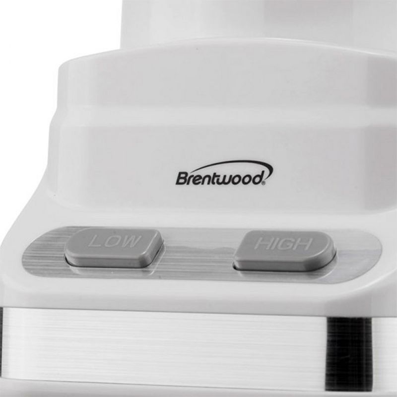 Brentwood 3-Cup Food Processor in White