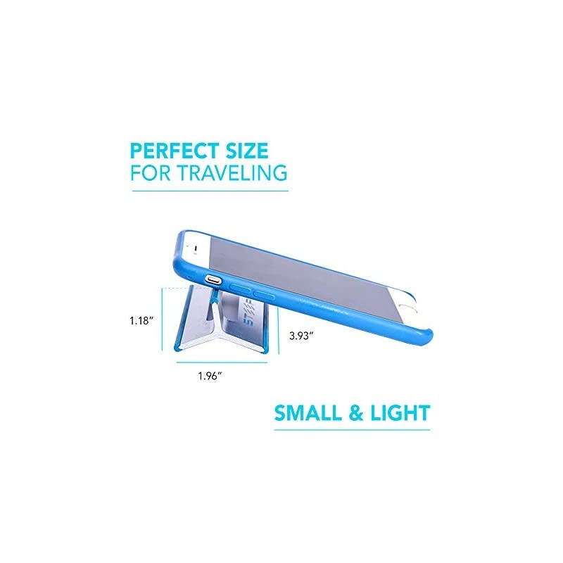 Laptop Stand Riser Wedge Support Ventilated Office Desk Accessory Cooling Portable Plastic Lightweight Compatible with Tablets and Smartphones (Blue Ocean, 2)