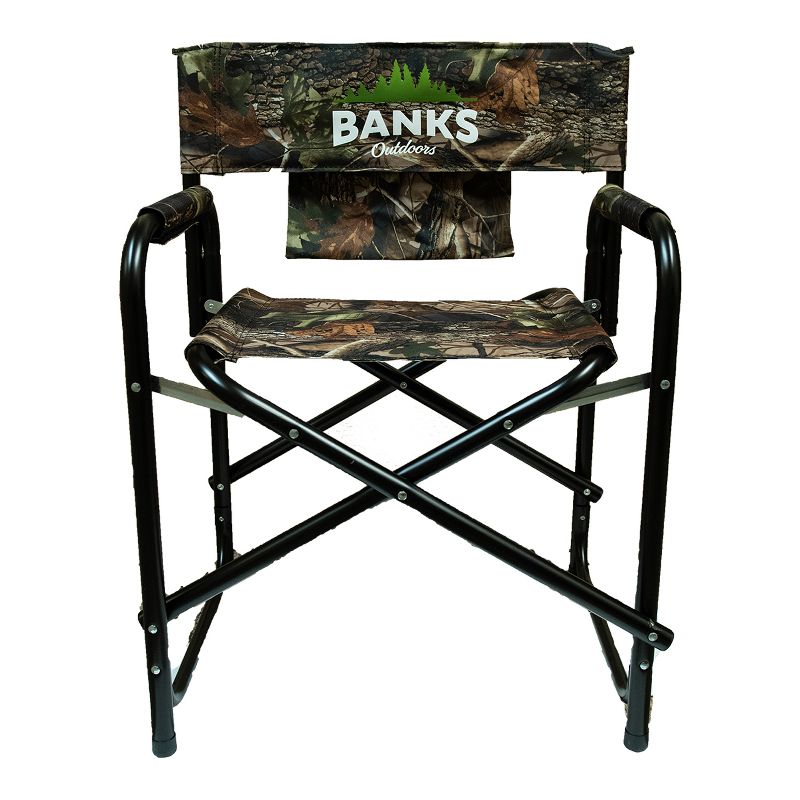 Banks Outdoors Weatherproof Folding Portable Weather Resistant Outdoor Camouflage Hunting Blind Camping Stump Chair