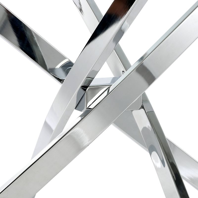 Ernest Glass Dining Table Clear - Poly and Bark