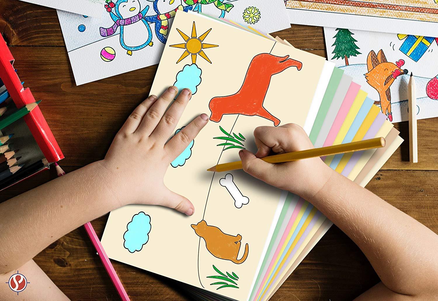 Blue - Colored Card / Cover Stock 67lb. Size 8.5 X 14 Legal / Menu Size 50 Per Pack