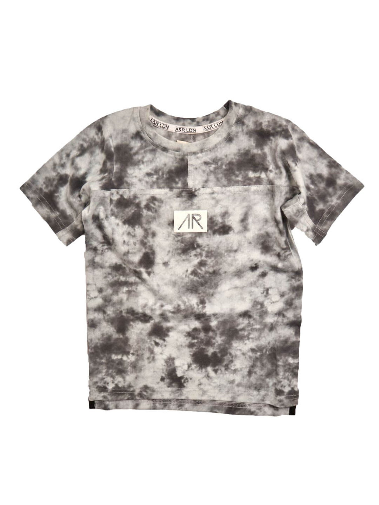 Angel & Rocket Kids Grey Printed T-Shirt